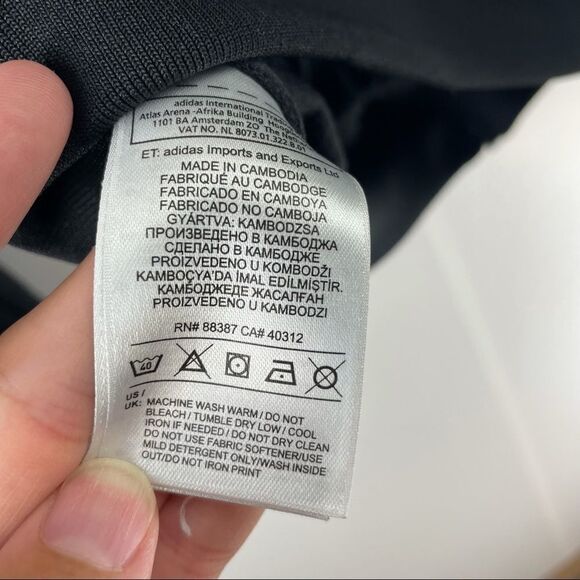 ADIDAS Originals Black Trefoil Zip Jacket Medium - Picture 7 of 8